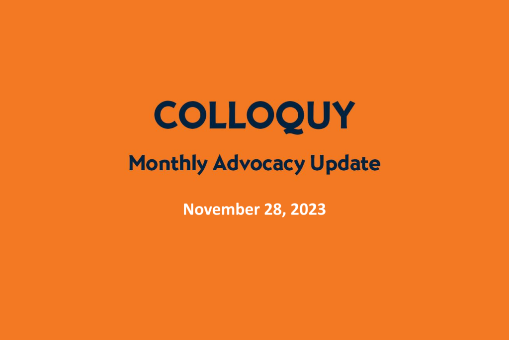 Colloquy cover November 2023