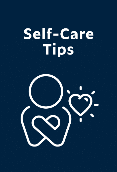 Self Care Tips with Icon