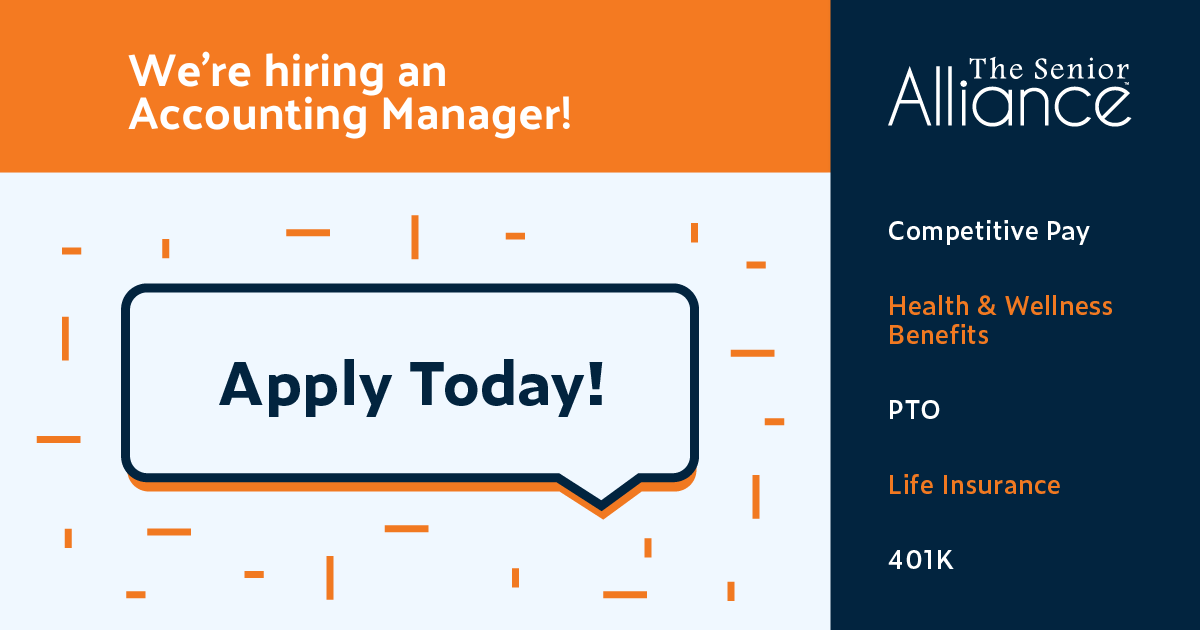 We're Hiring an Accounting Manager!