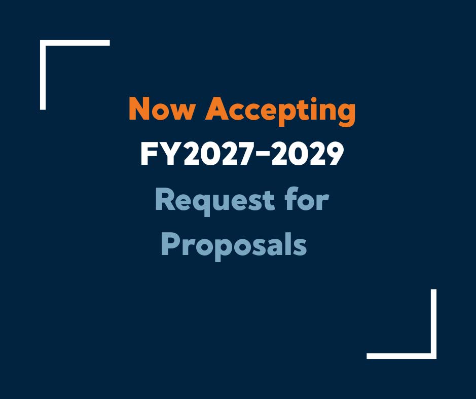 Now Accepting: LOIs for FY2027-2029 RFPSs Must Be Submitted by Monday, March 9 Graphic